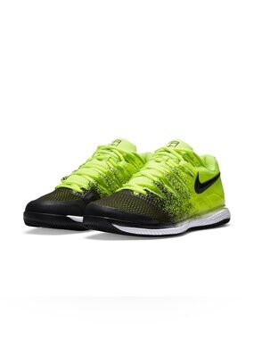 Nike Men’s Neon Volt and Black Athletic Tennis Shoes